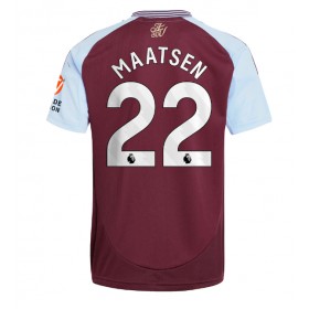 Aston Villa Ian Maatsen #22 Hemmakläder 2024-25 Kortärmad